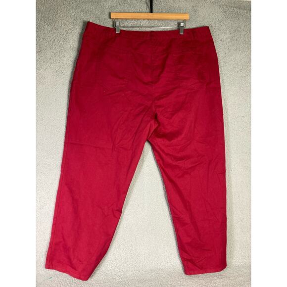Mainstreet Blues Women's Plus Size Red Casual Pants 26W‎ - Picture 5 of 6